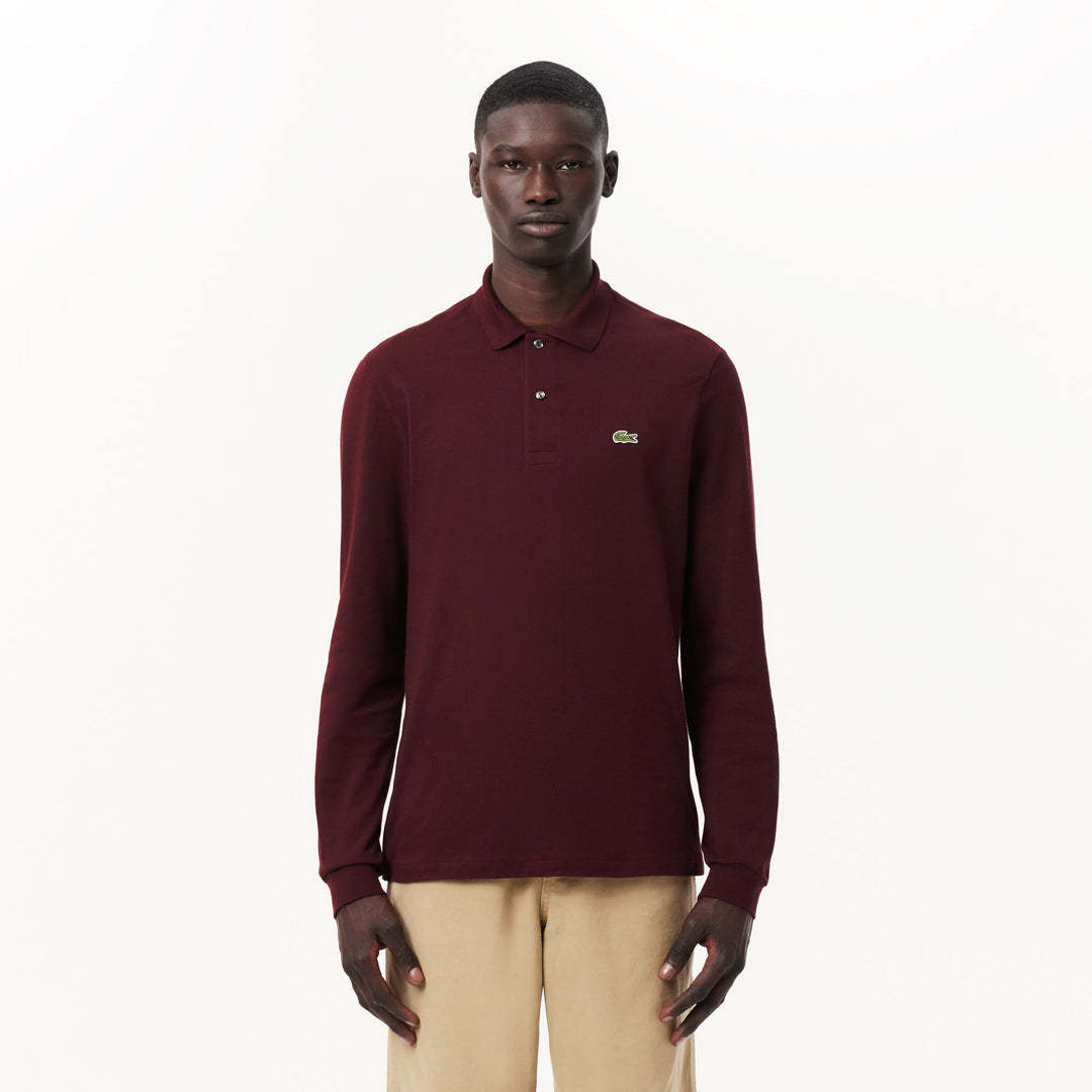 Classic Fit Long Sleeved L.12.12 Polo Shirt - L1312