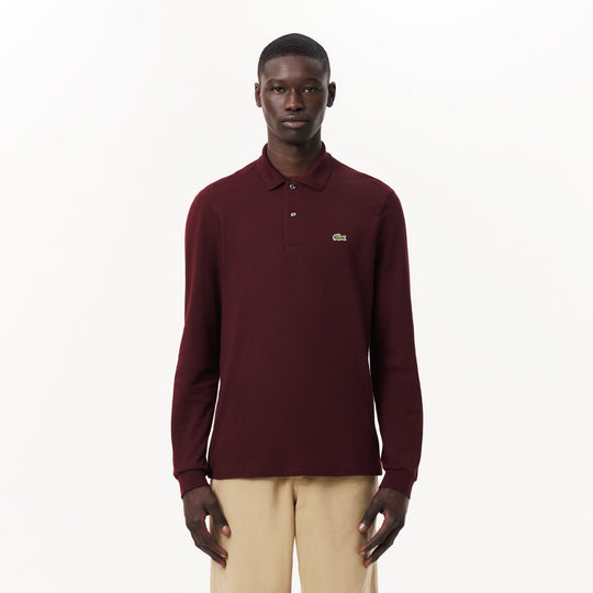 Classic Fit Long Sleeved L.12.12 Polo Shirt - L1312