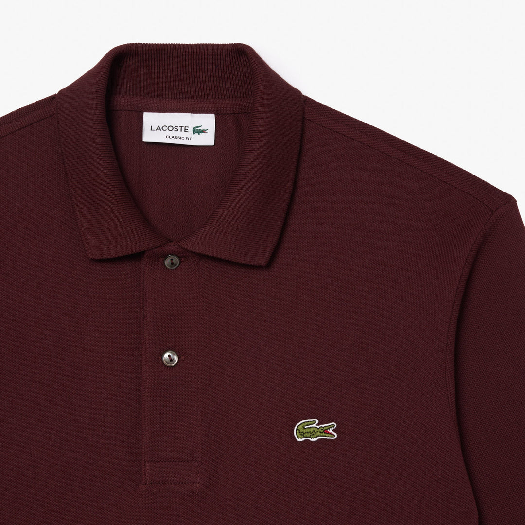 Classic Fit Long Sleeved L.12.12 Polo Shirt - L1312