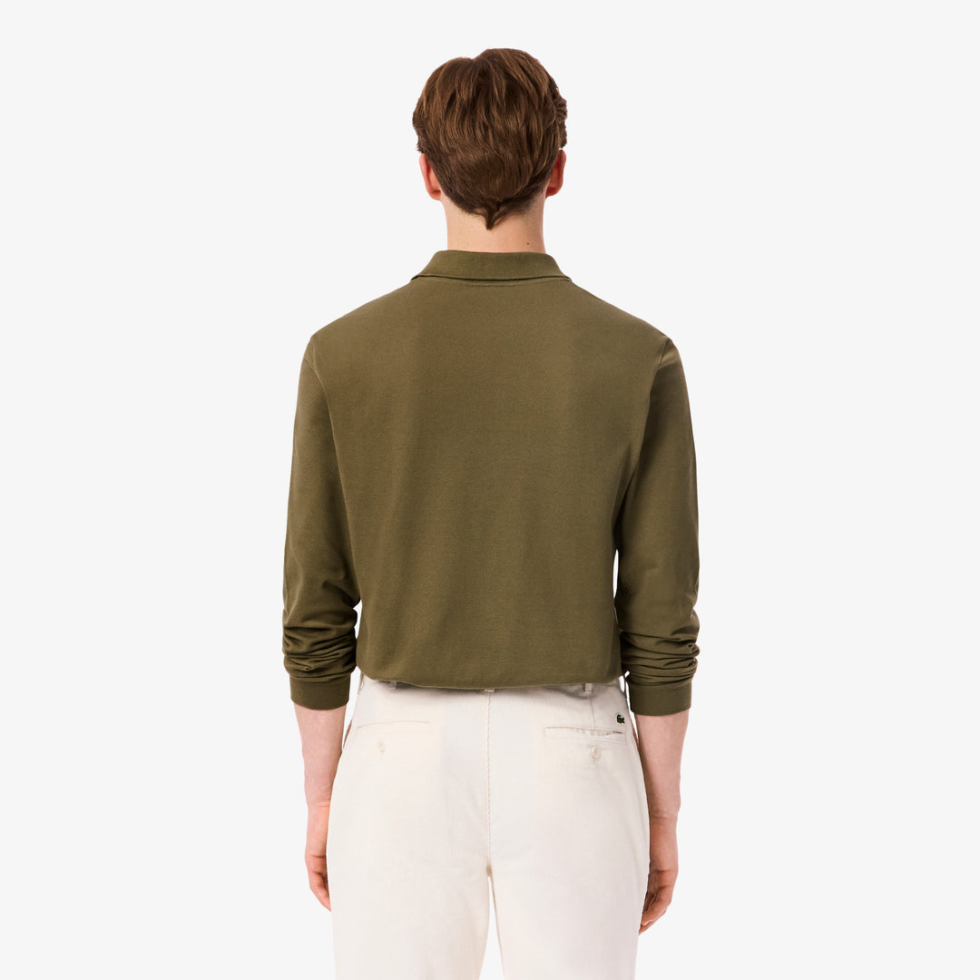 Classic Fit Long Sleeved L.12.12 Polo Shirt - L1312