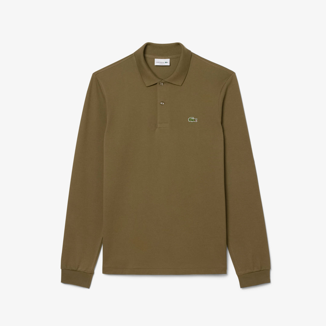 Classic Fit Long Sleeved L.12.12 Polo Shirt - L1312
