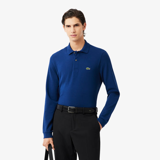 Classic Fit Long Sleeved L.12.12 Polo Shirt - L1312