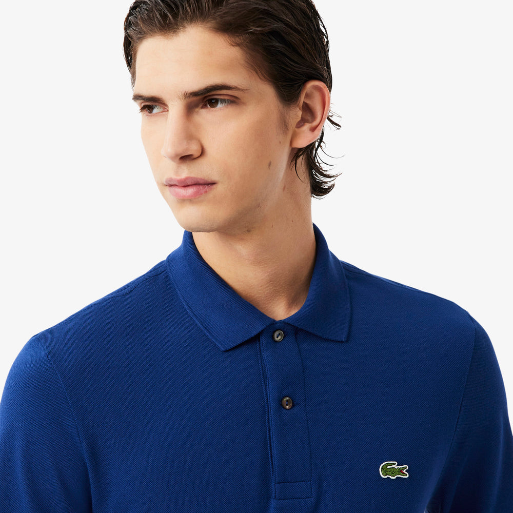 Classic Fit Long Sleeved L.12.12 Polo Shirt - L1312