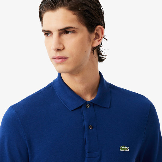 Classic Fit Long Sleeved L.12.12 Polo Shirt - L1312