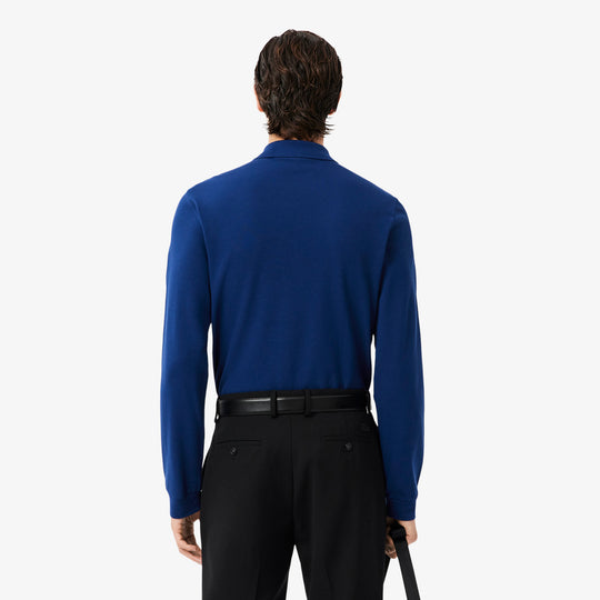Classic Fit Long Sleeved L.12.12 Polo Shirt - L1312