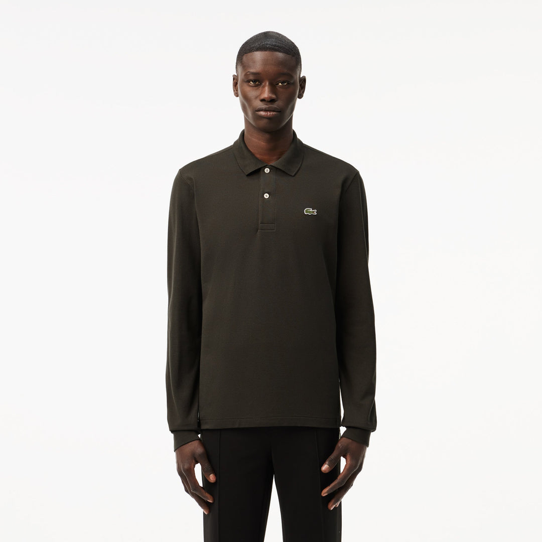 Classic Fit Long Sleeved L.12.12 Polo Shirt - L1312