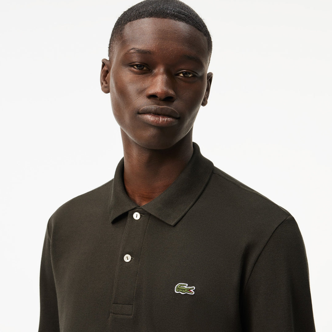Classic Fit Long Sleeved L.12.12 Polo Shirt - L1312
