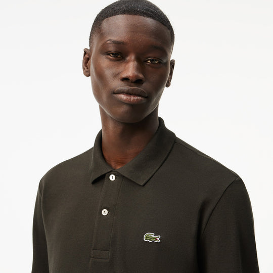 Classic Fit Long Sleeved L.12.12 Polo Shirt - L1312
