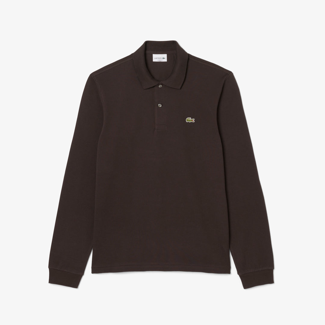 Classic Fit Long Sleeved L.12.12 Polo Shirt - L1312