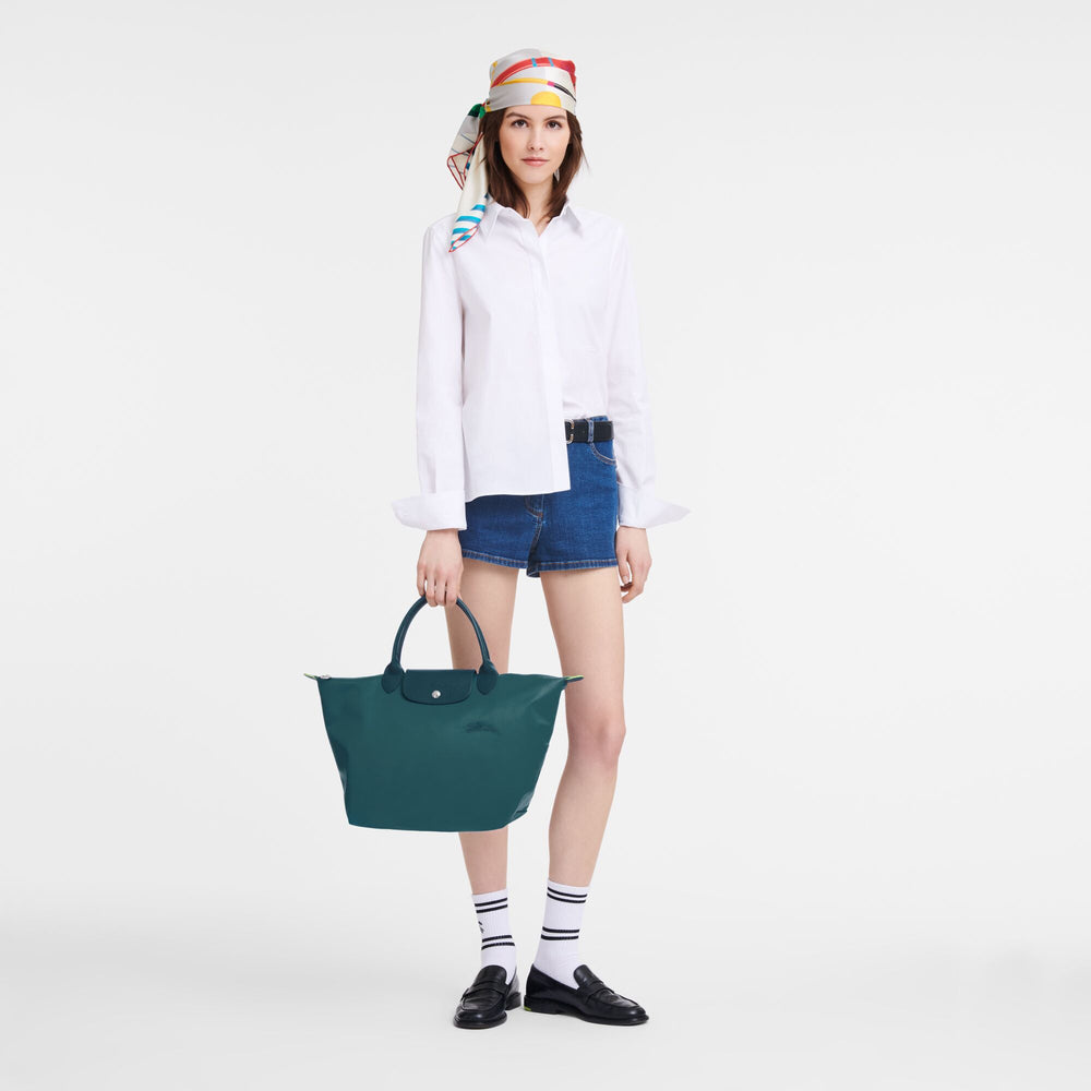 Le Pliage Green Handbag M  -  1623919