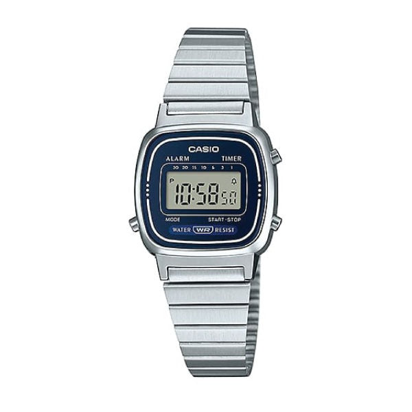 CASIO VINTAGE DIGITAL WOMEN METAL WATCH LA670WA-2DF