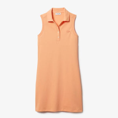 Shop The Latest Collection Of Outlet - Lacoste Women'S Stretch Cotton Pique Polo Dress - Ef1353 In Lebanon