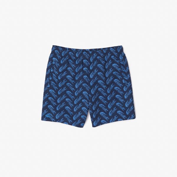 Shop The Latest Collection Of Lacoste Men’S Lacoste Croc Print Swimsuit - Mj5487 In Lebanon