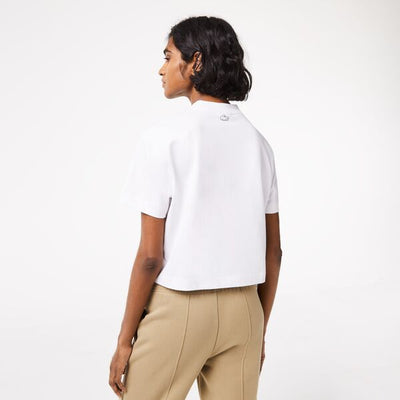 Women’S Lacoste Oversized Cotton Jersey T-Shirt - Tf5599