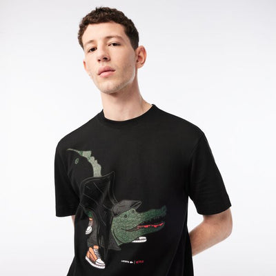 Men's Lacoste X Netflix Organic Cotton T-Shirt - Th8462