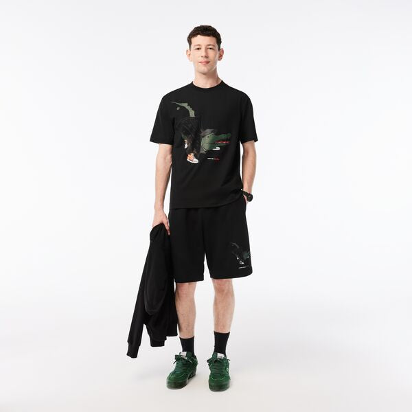 Shop The Latest Collection Of Lacoste Men's Lacoste X Netflix Organic Cotton T-Shirt - Th8462 In Lebanon