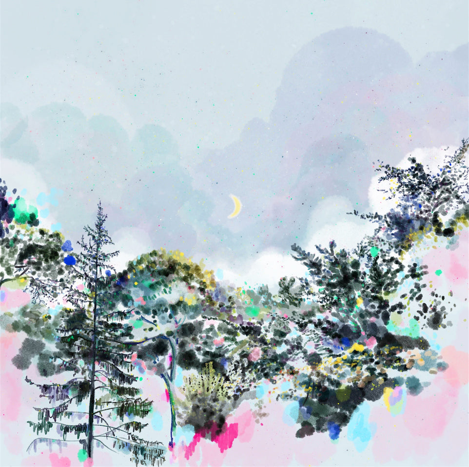 Shop The Latest Collection Of Timi Hayek Lebanese Mountains, Naas - Giclee Print - 21Cm X 21Cm In Lebanon