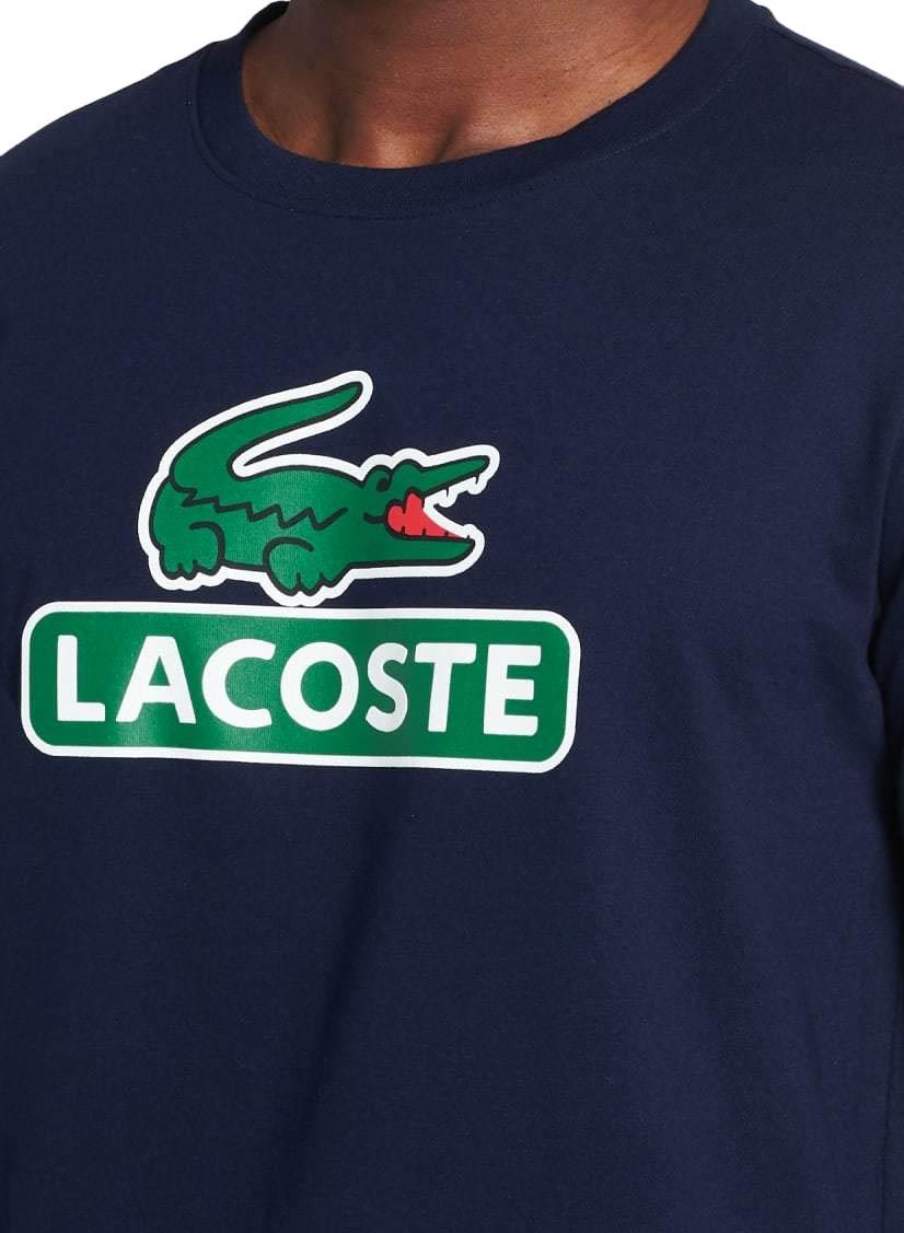 Men’s Lacoste SPORT Print Logo Breathable T-shirt