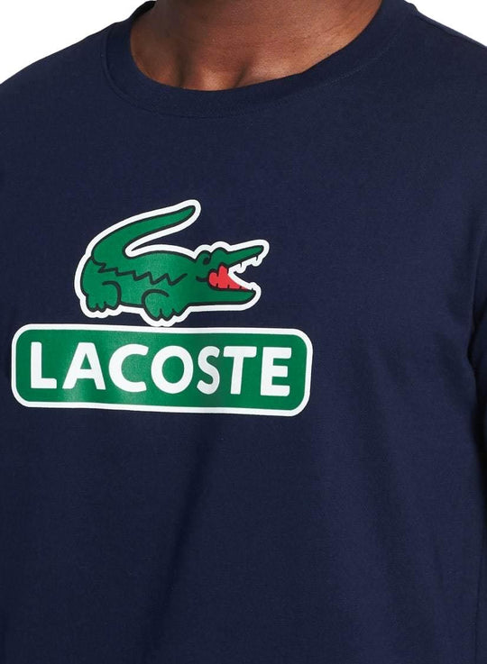 Men’s Lacoste SPORT Print Logo Breathable T-shirt