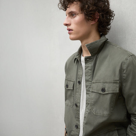 ECOALF OLIVE SAHARA JACKET FOR MEN