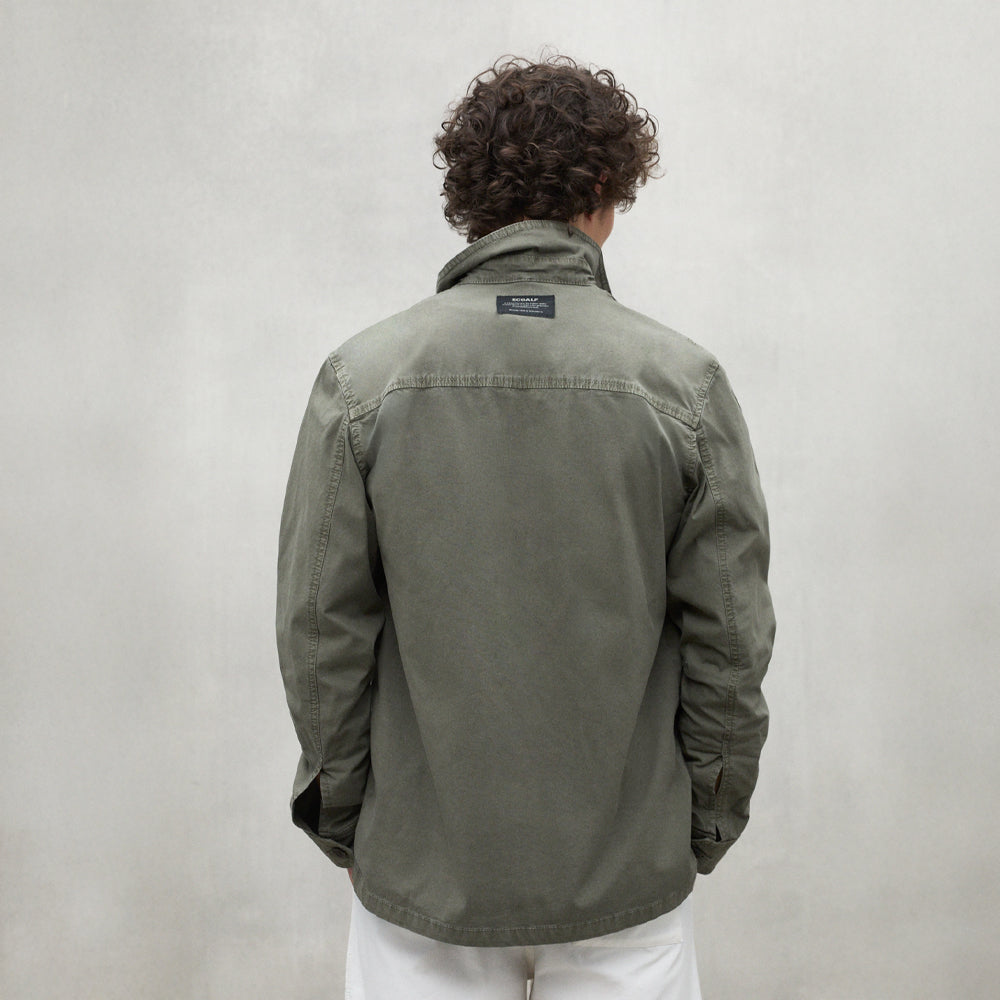 ECOALF OLIVE SAHARA JACKET FOR MEN