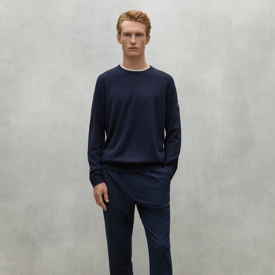 ECOALF DEEP NAVY BAYONA SWEATER FOR MEN
