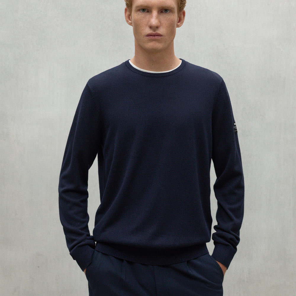 ECOALF DEEP NAVY BAYONA SWEATER FOR MEN