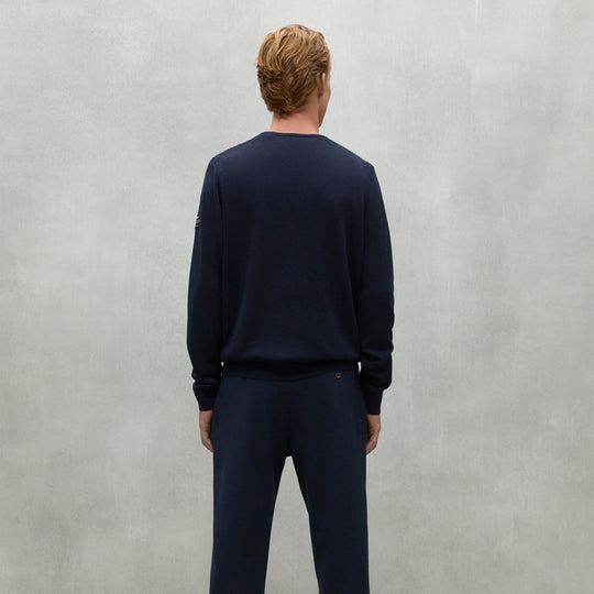 ECOALF DEEP NAVY BAYONA SWEATER FOR MEN