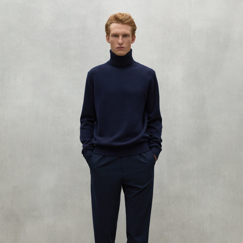 ECOALF DEEP NAVY BRUN SWEATER FOR MEN