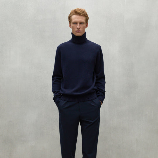 ECOALF DEEP NAVY BRUN SWEATER FOR MEN