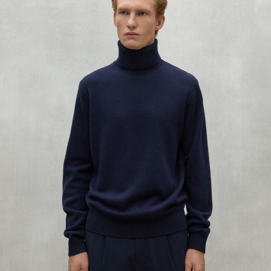 ECOALF DEEP NAVY BRUN SWEATER FOR MEN