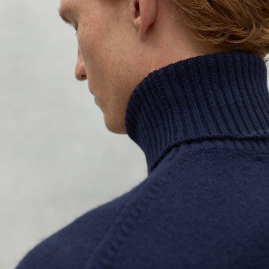 ECOALF DEEP NAVY BRUN SWEATER FOR MEN