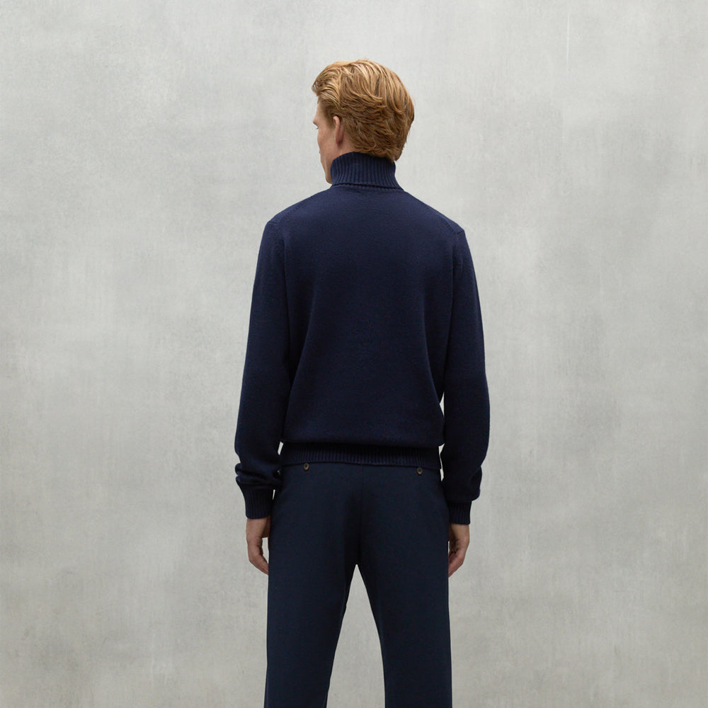 ECOALF DEEP NAVY BRUN SWEATER FOR MEN