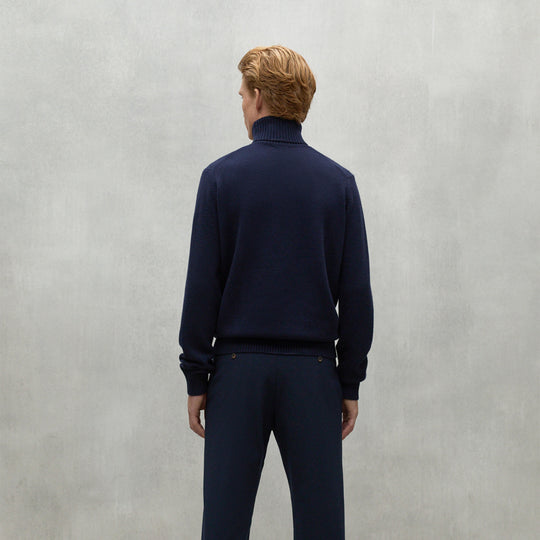 ECOALF DEEP NAVY BRUN SWEATER FOR MEN