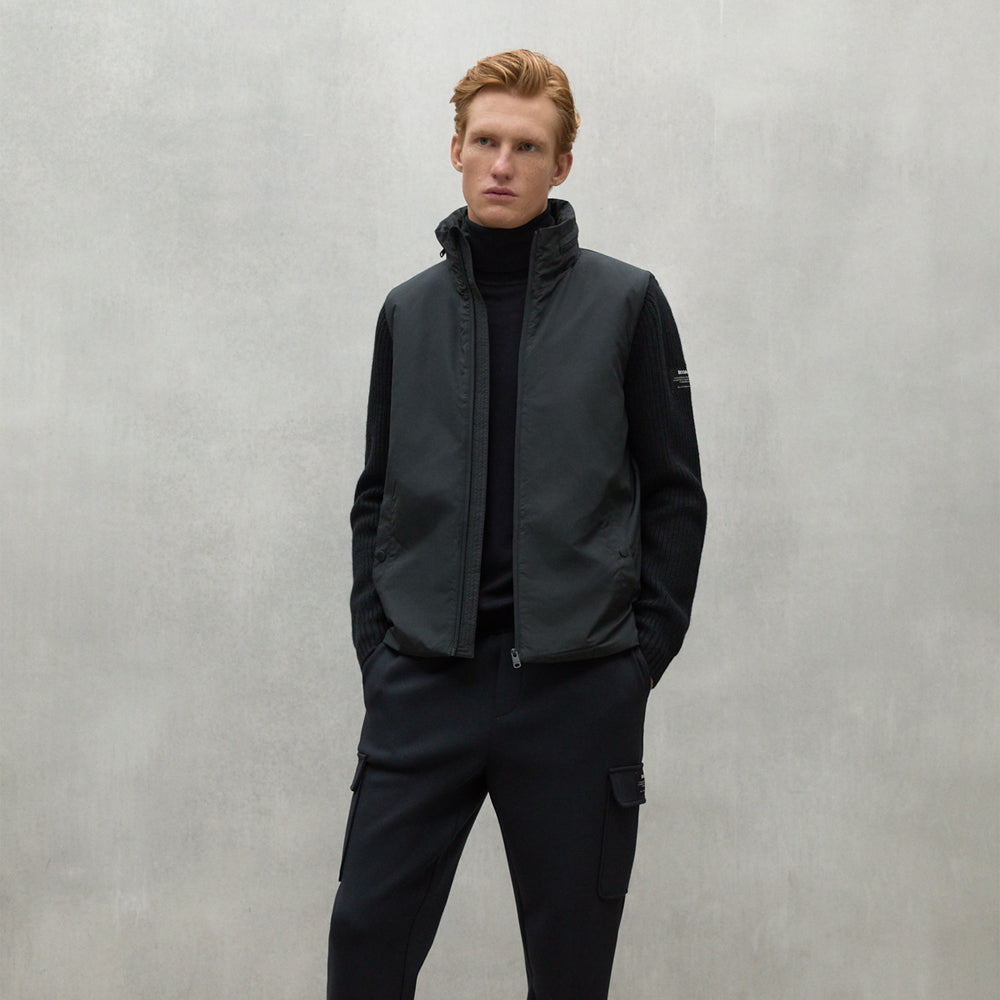 ECOALF BLACK TIPA JACKET FOR MEN - MYHOLDAL LEBANON