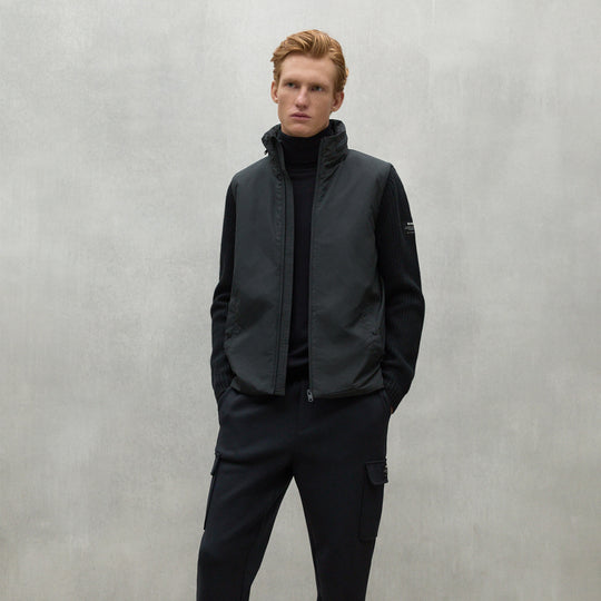 ECOALF BLACK TIPA JACKET FOR MEN - MYHOLDAL LEBANON