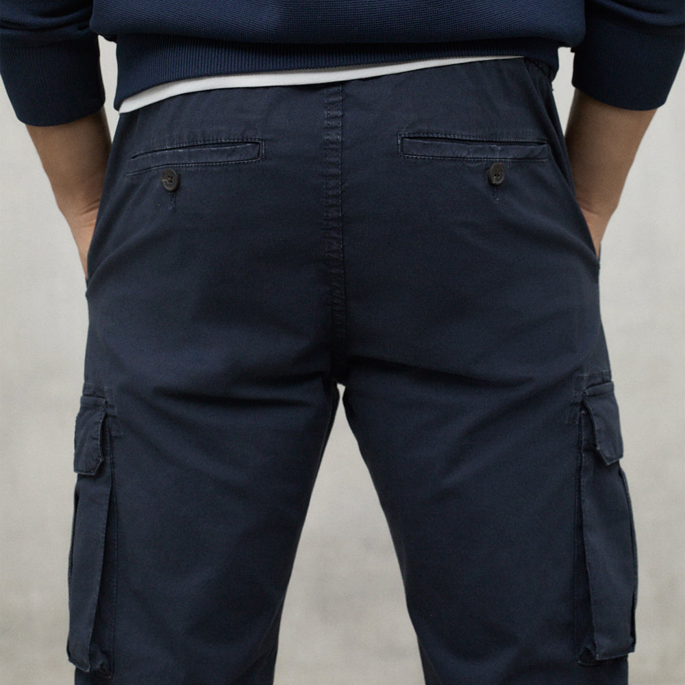 ECOALF DEEP NAVY ETHICARGO PANTS FOR MEN