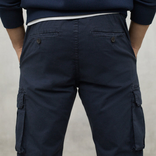 ECOALF DEEP NAVY ETHICARGO PANTS FOR MEN