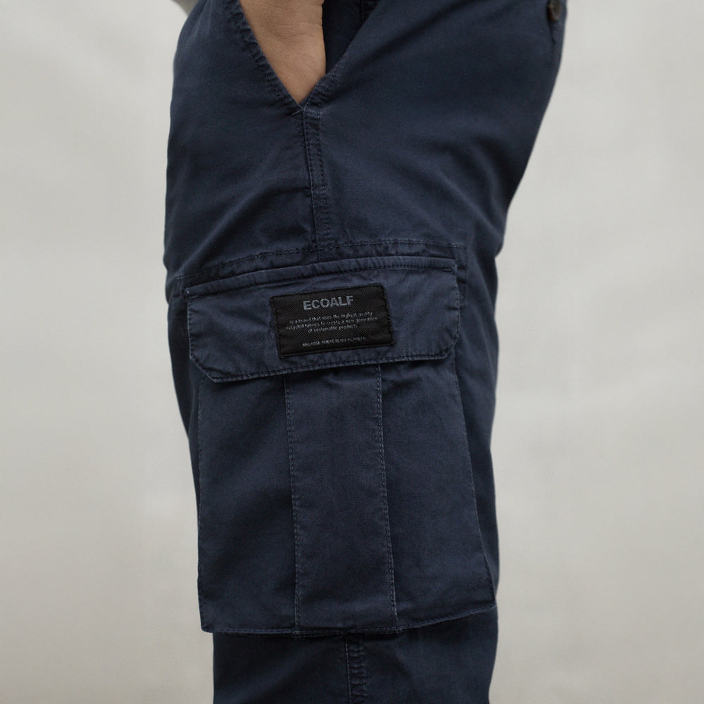ECOALF DEEP NAVY ETHICARGO PANTS FOR MEN