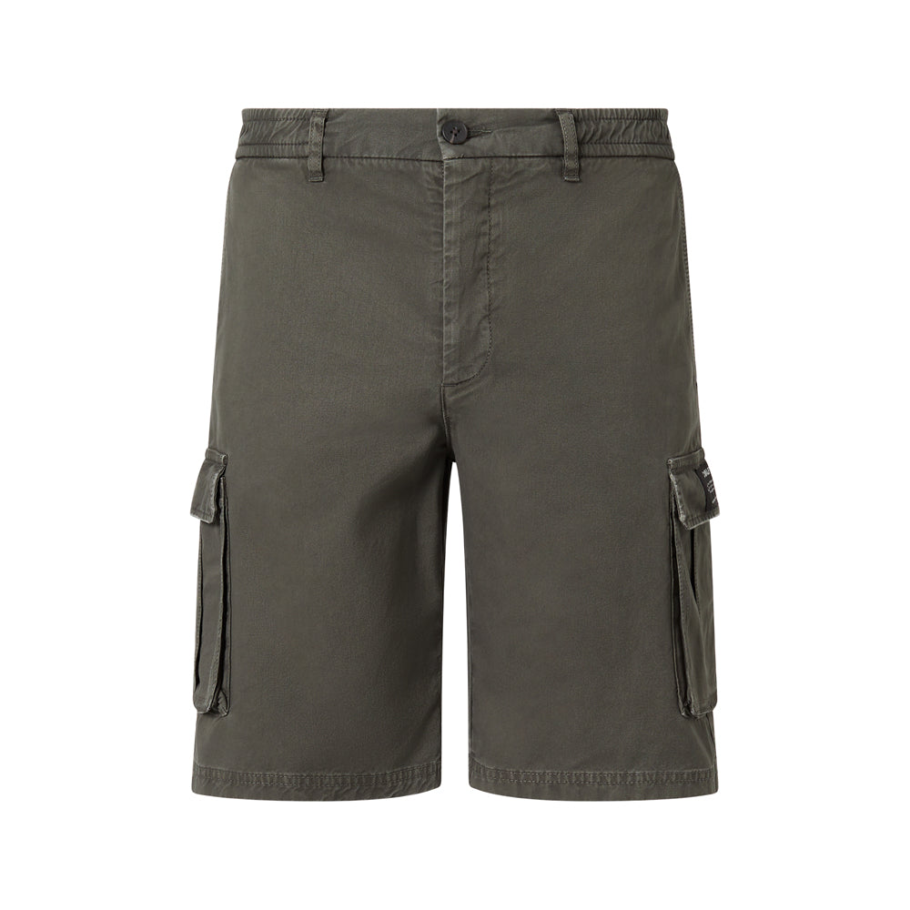 ECOALF DUSTY OLIVE ETHICARGO SHORTS FOR MEN