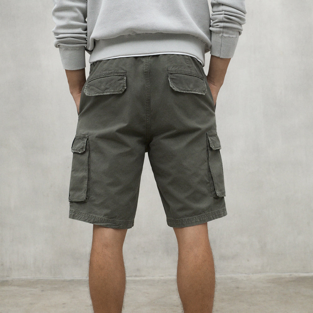 ECOALF DUSTY OLIVE ETHICARGO SHORTS FOR MEN