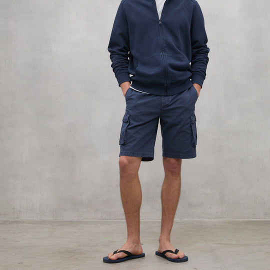 ECOALF DEEP NAVY ETHICARGO SHORTS FOR MEN