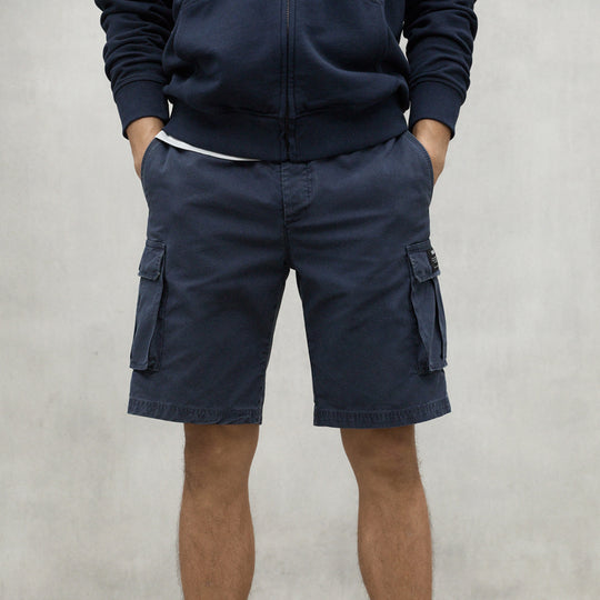 ECOALF DEEP NAVY ETHICARGO SHORTS FOR MEN