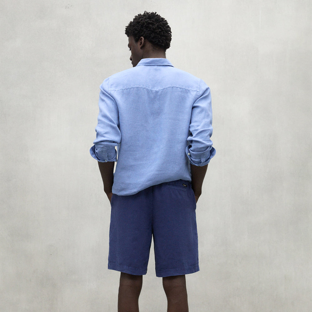 ECOALF INK BLUE MUSY SHORTS FOR MEN