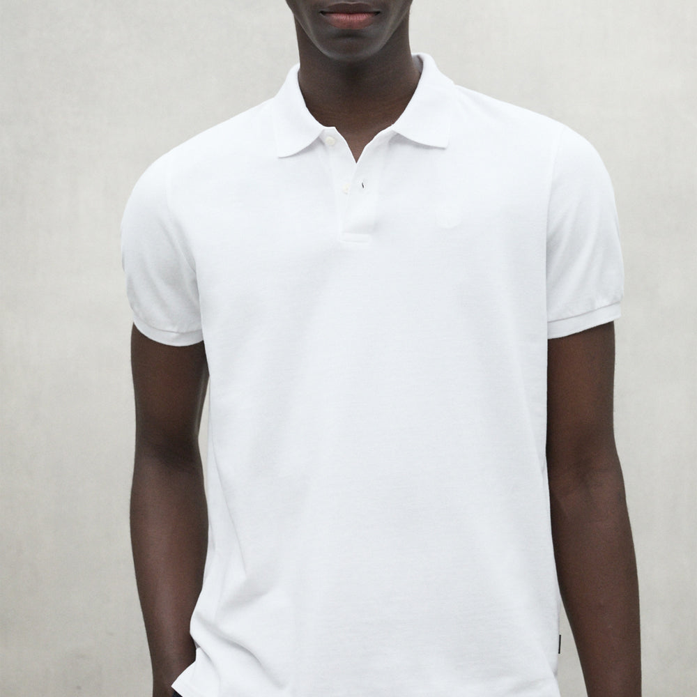 ECOALF WHITE TEDAN POLO FOR MEN