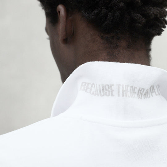 ECOALF WHITE TEDAN POLO FOR MEN