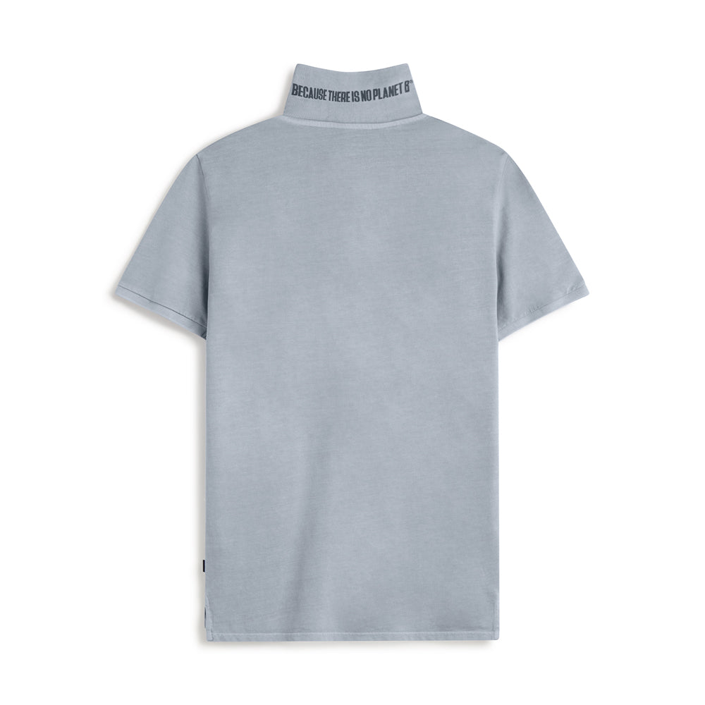ECOALF DUSTY BLUE TEDAN POLO FOR MEN