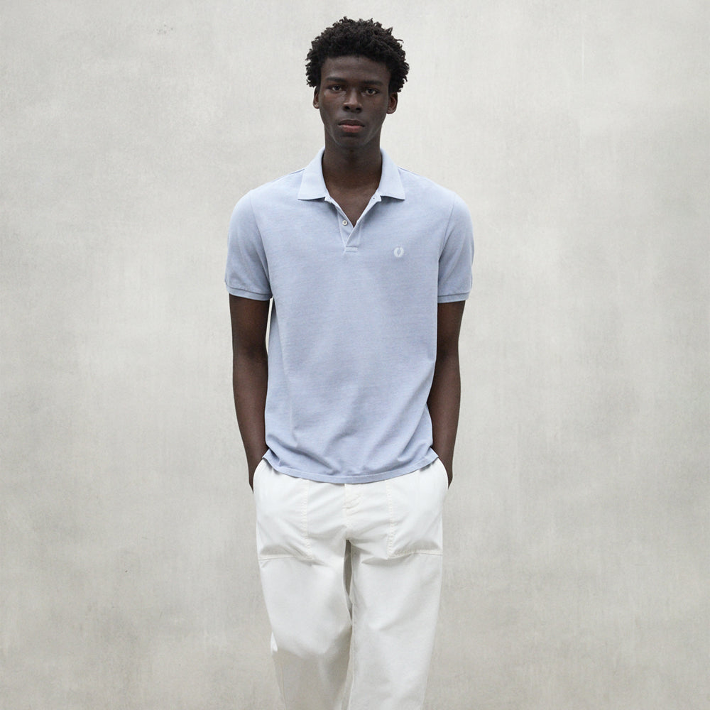 ECOALF DUSTY BLUE TEDAN POLO FOR MEN