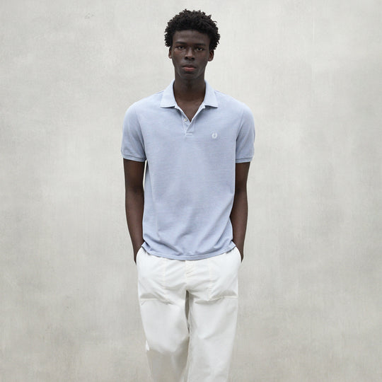 ECOALF DUSTY BLUE TEDAN POLO FOR MEN