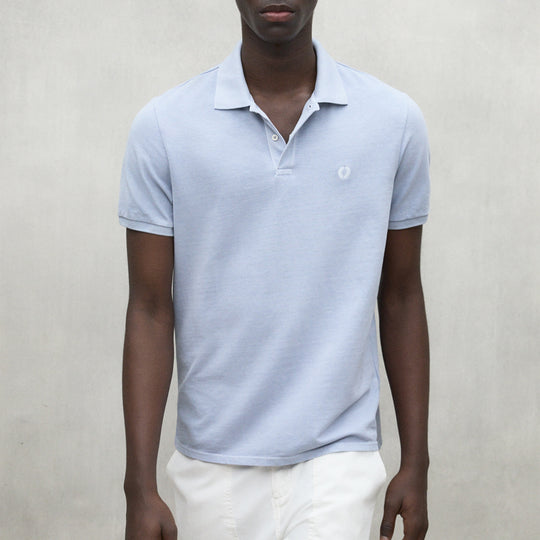 ECOALF DUSTY BLUE TEDAN POLO FOR MEN